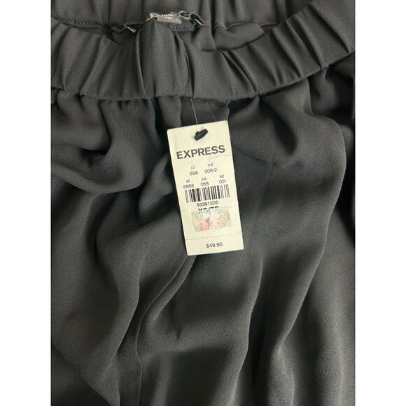 NWT Express Womens Black Pleated High-Waisted Shorts Size XS - Picture 9 of 9